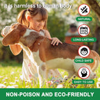 Rodent repellent balls: child and pet promotional artwork.