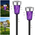 Solar bug zapper lights: two solar bug zapper stake lights.