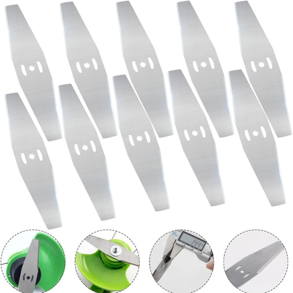 Straight Metal Trimmer Blades, 10-Pack