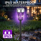 Solar bug zapper outdoor: zapper in rain illustration.