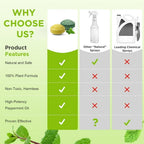 Peppermint rodent repellent balls: promotional product comparison chart.