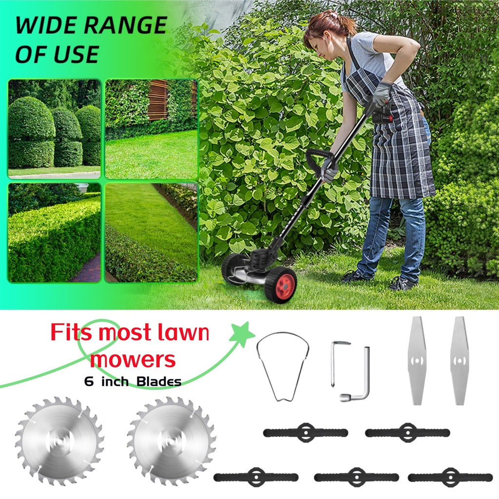 Trimmer replacement blade kit: trimmer use and blade assortment.