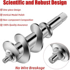 Meat grinder attachment for KitchenAid: grinder screw and blade close-ups.