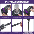Solar bug zapper torches: torch assembly sequence.
